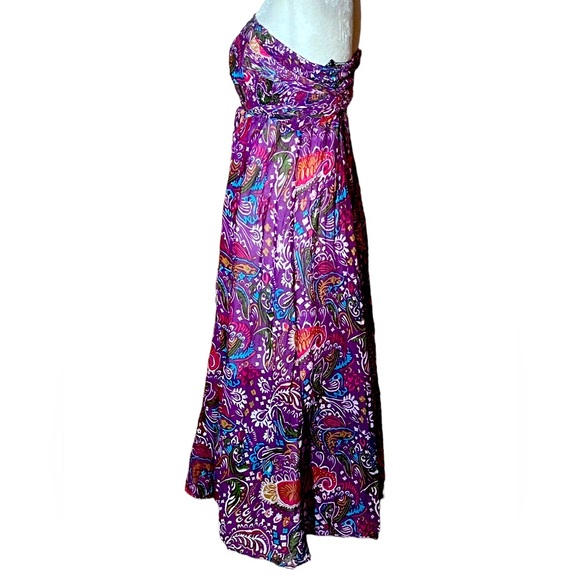 J.P. MATTIE PURPLE FLORAL BOHO SKIRT OR DRESS VERY GOOD CONDITION (S) - Picture 5 of 7